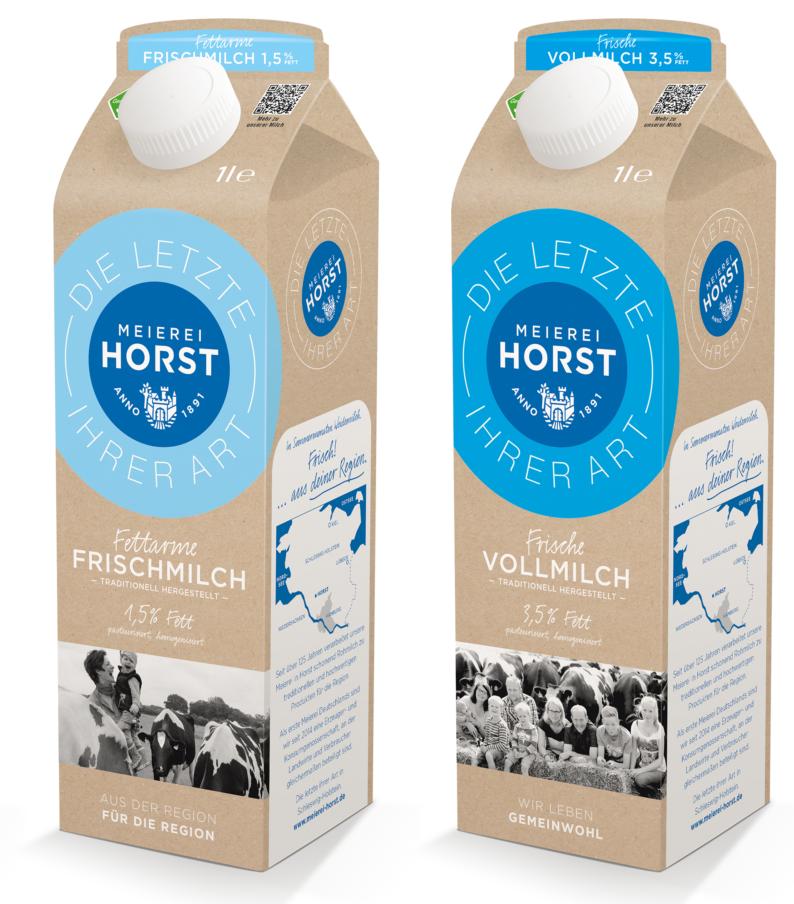 Produkte der Meierei Horst